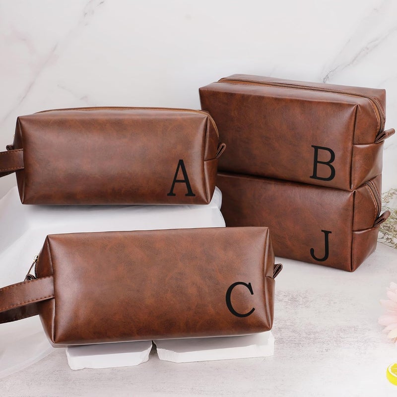 JSENGIFT David Anniversary Birthday Gifts for Men, Husband Dad Grandpa Gifts from Wife Daughter, Christmas Fathers Day Valentines Ideas Gifts for Husband Dad Brother Son Mens Toiletry Travel Bag - Image 4